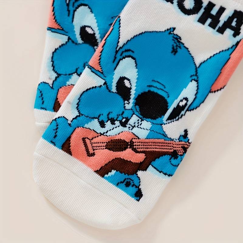 5 Pairs One Size High Elastic Socks