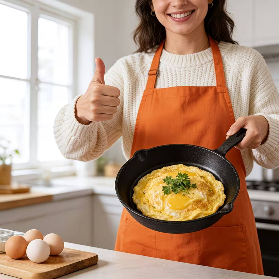 3pcs Cast Iron Skillet Set