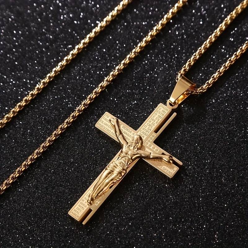 1 Piece Silvery Jesus Theme Pendant