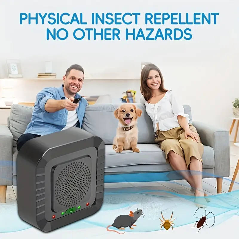 1pc Soundwave Technology Insect Repellent Indoor Electronic Plug-In Insect Repellent USB Direct Plug