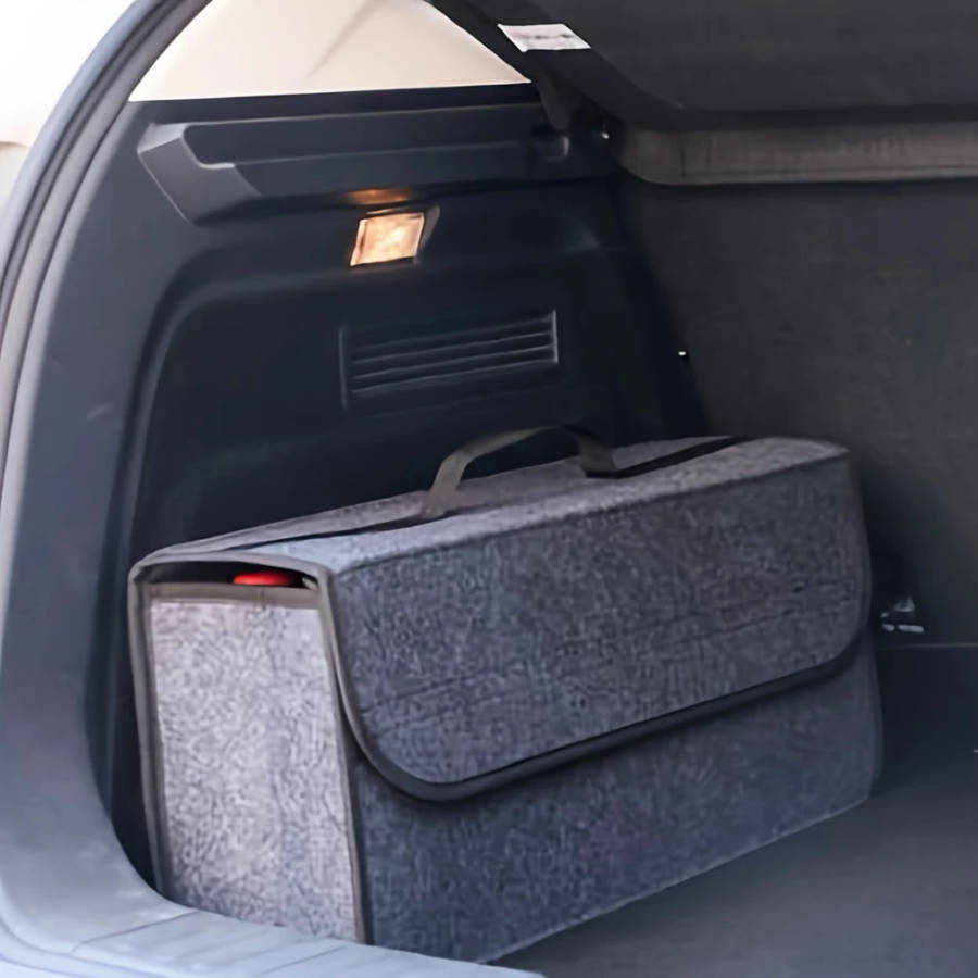 Thickened Felt Cloth Car Trunk Storage Box