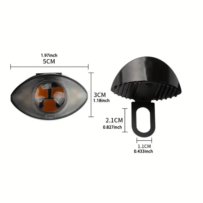 2pcs 12V White Yellow Mini Driving Light LED Eagle Eye Lights with Controller Daytime Running Light