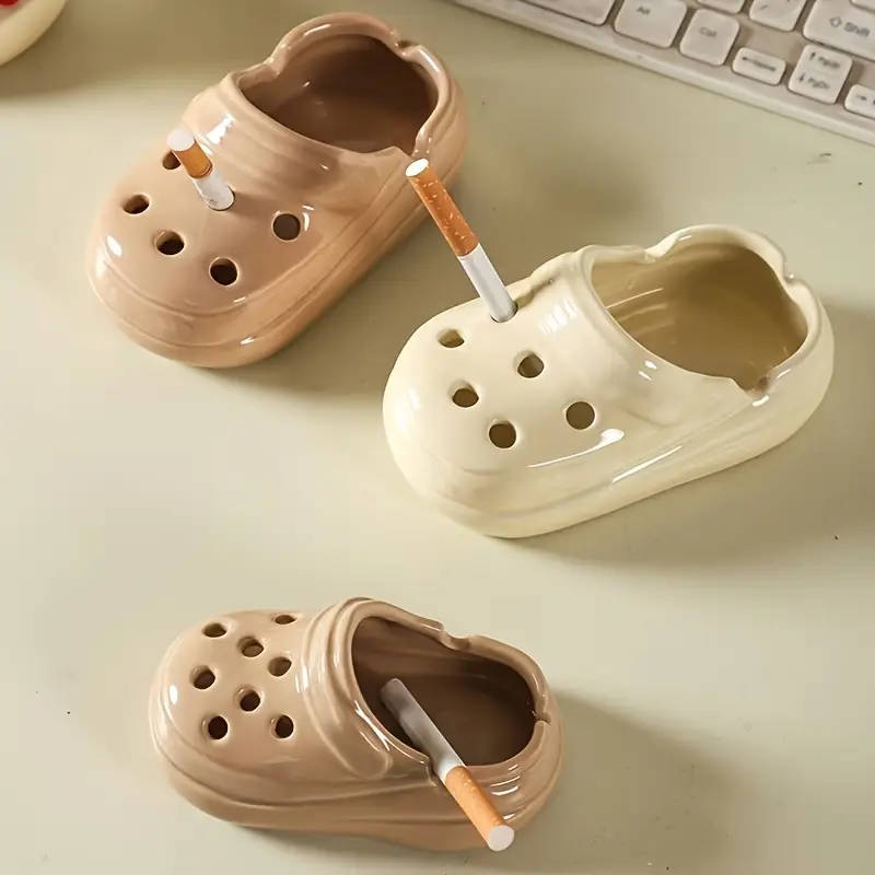 Bohemian-Style Resin Clog Ashtray