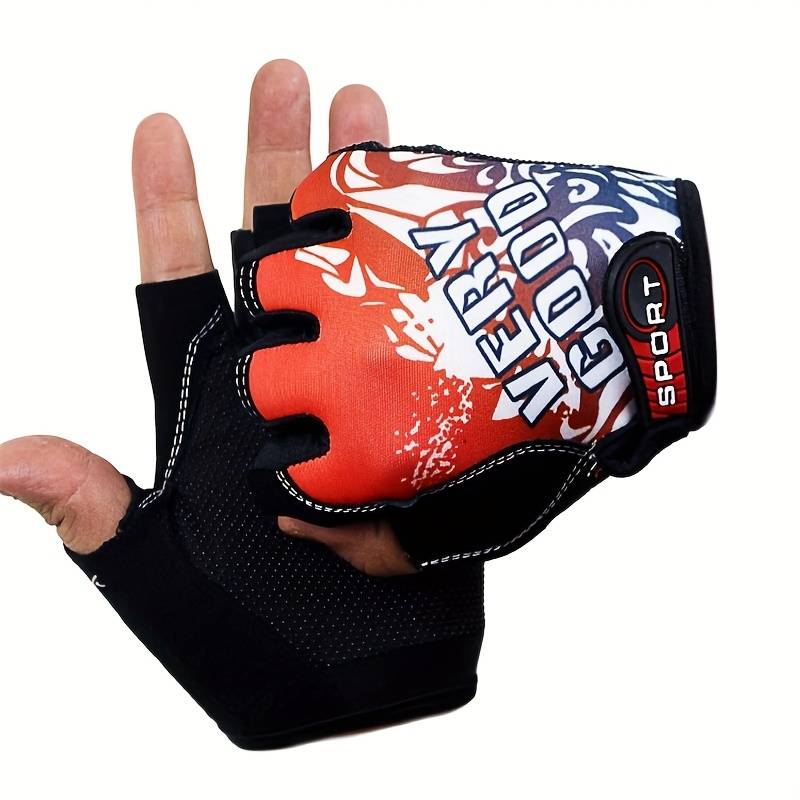 1 Pair Blue Outdoor Sports Gloves