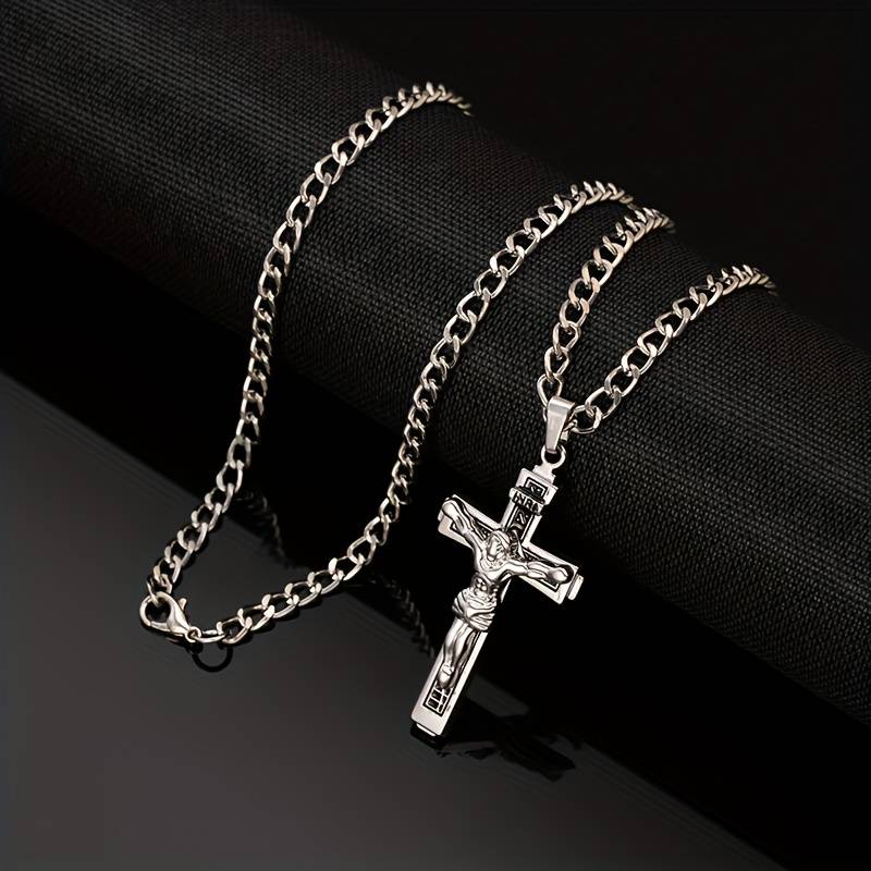1 Piece Golden Jesus Theme Pendant