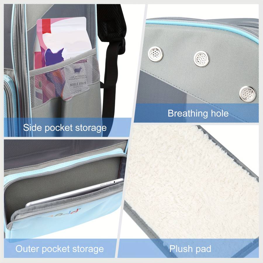 1pc Blue Pet Bag