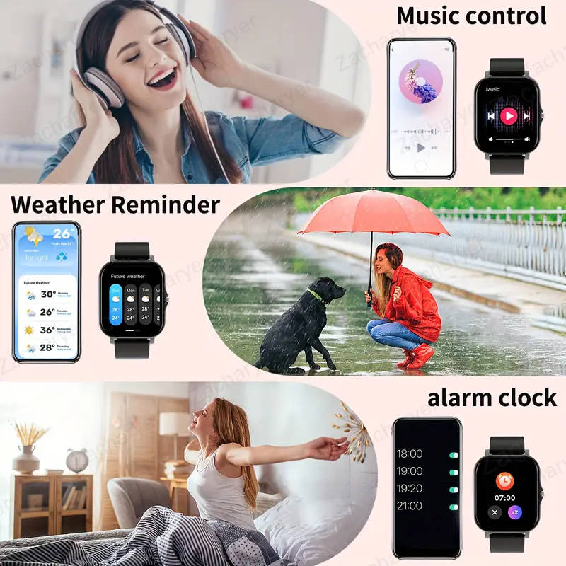 Sports Tracking Smartwatch Wireless Calling Dialing Multiple Sports Modes Call Reminder