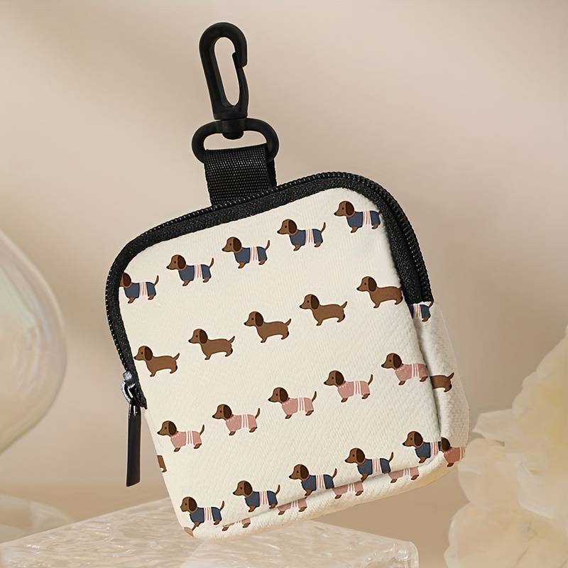 Coin Purse Wallet Puppy Pattern