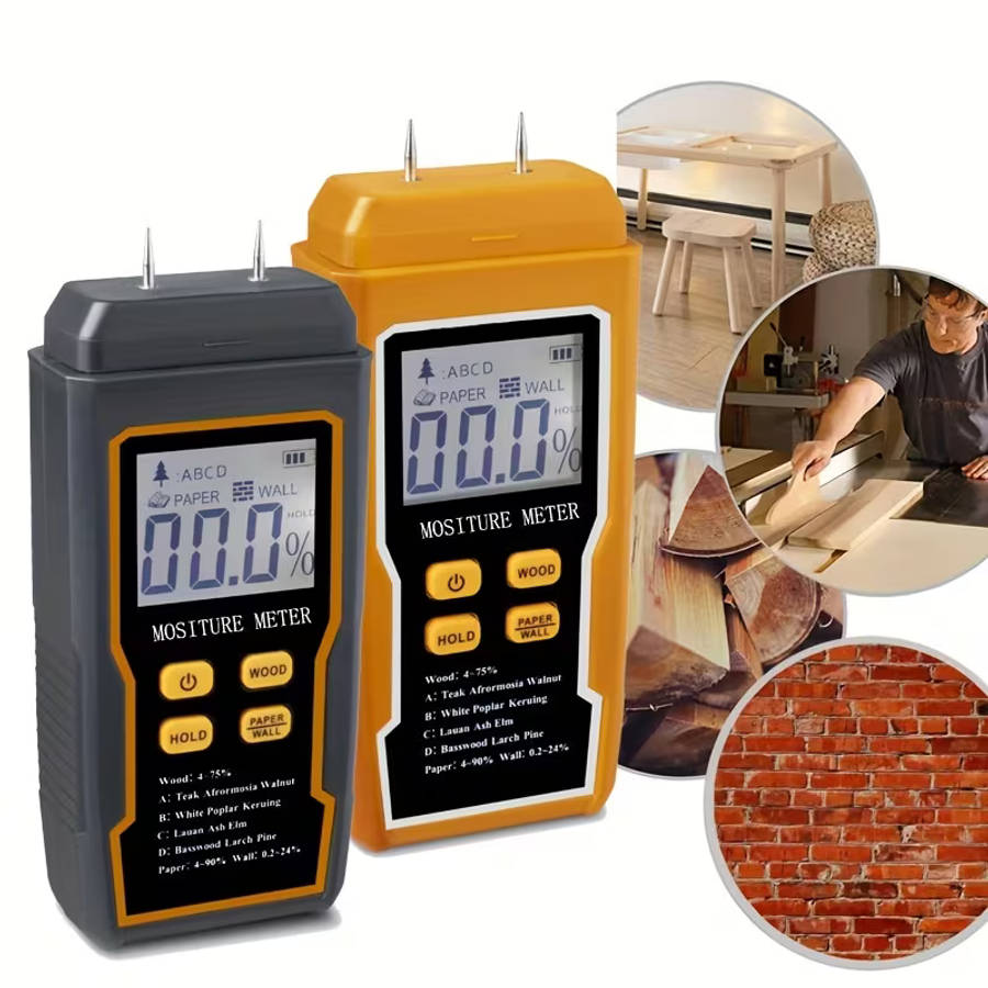 Digital Paper Wood Concert Sheetbrick Walls Moisture Meter