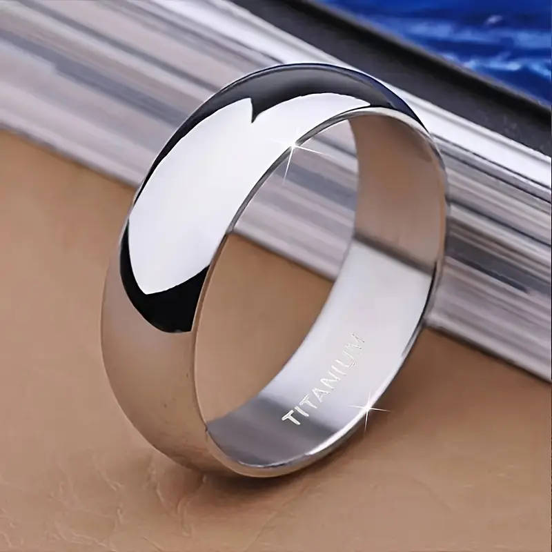 Titanium Ring - 6mm Wide