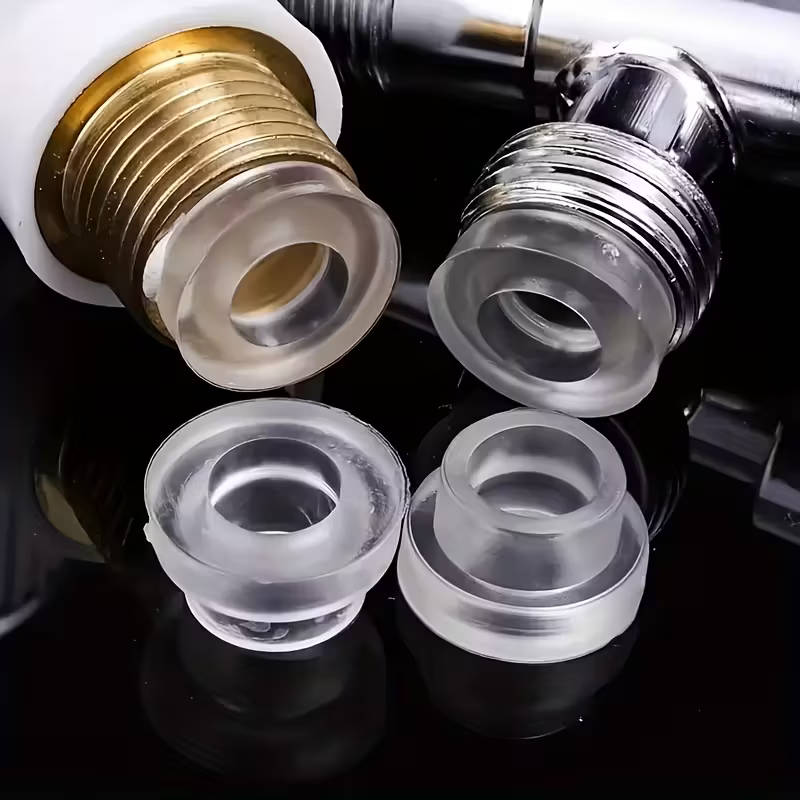 10pc Universal Silicone Faucet Sealing Washers with Locking Clips