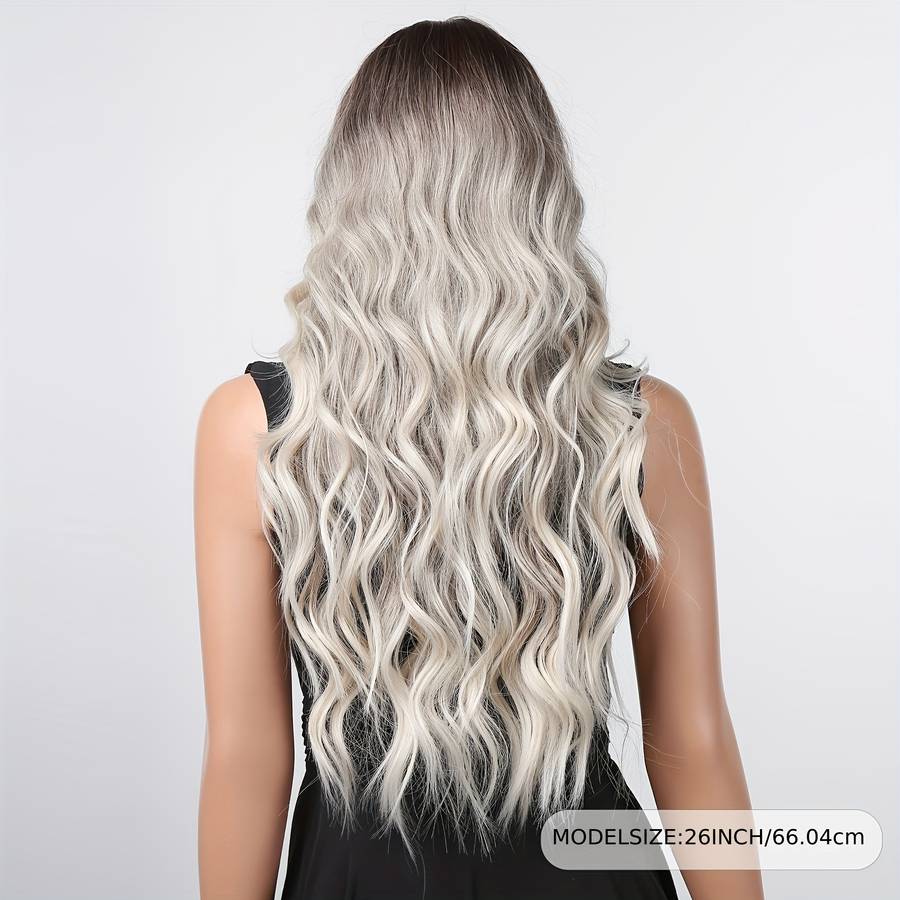1Pc Mixed Color 66.04cm Fashion Design Wig