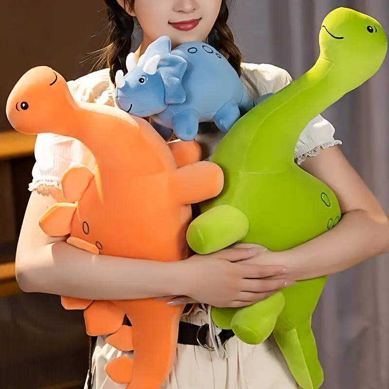 3 Cute Dinosaur Plush Toys