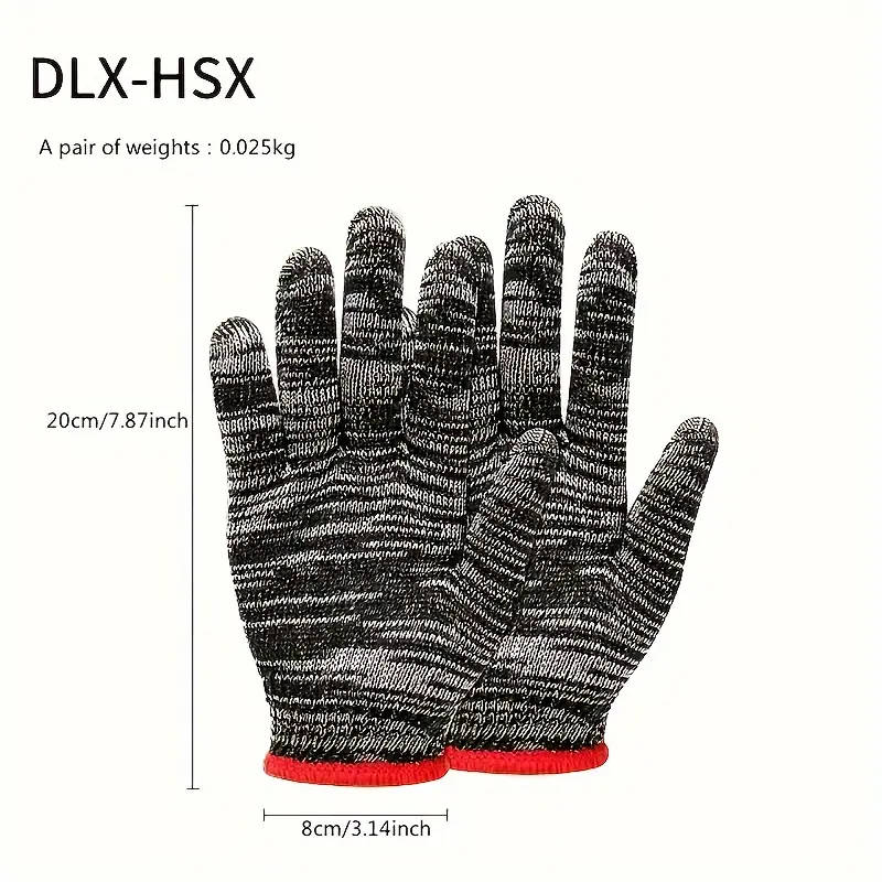 12 Pack of Heavy Duty Work Gloves