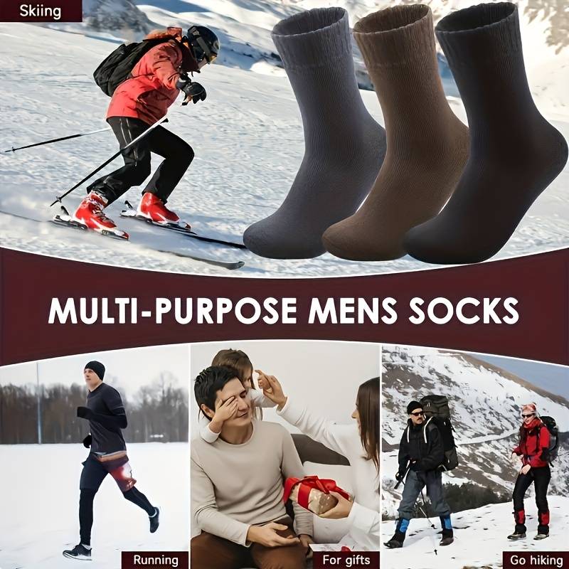 Sock 3Pairs Black  One Size