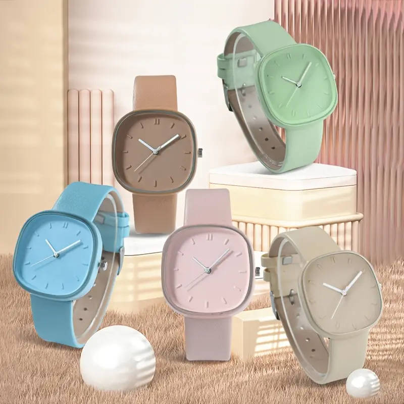 5 Piece Women's Watch Set Fashionable Casual Trendy Women's Quartz Watch Combination