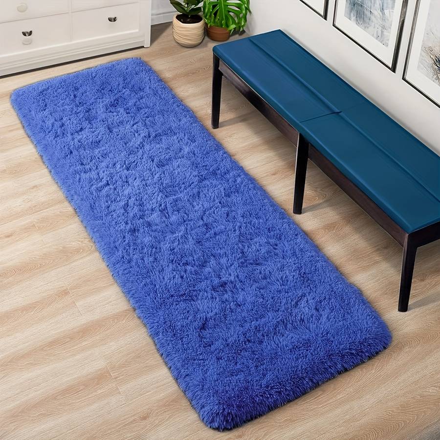 1Pc Dark Blue 40x60cm 15.75x23.62inch Floor Mat