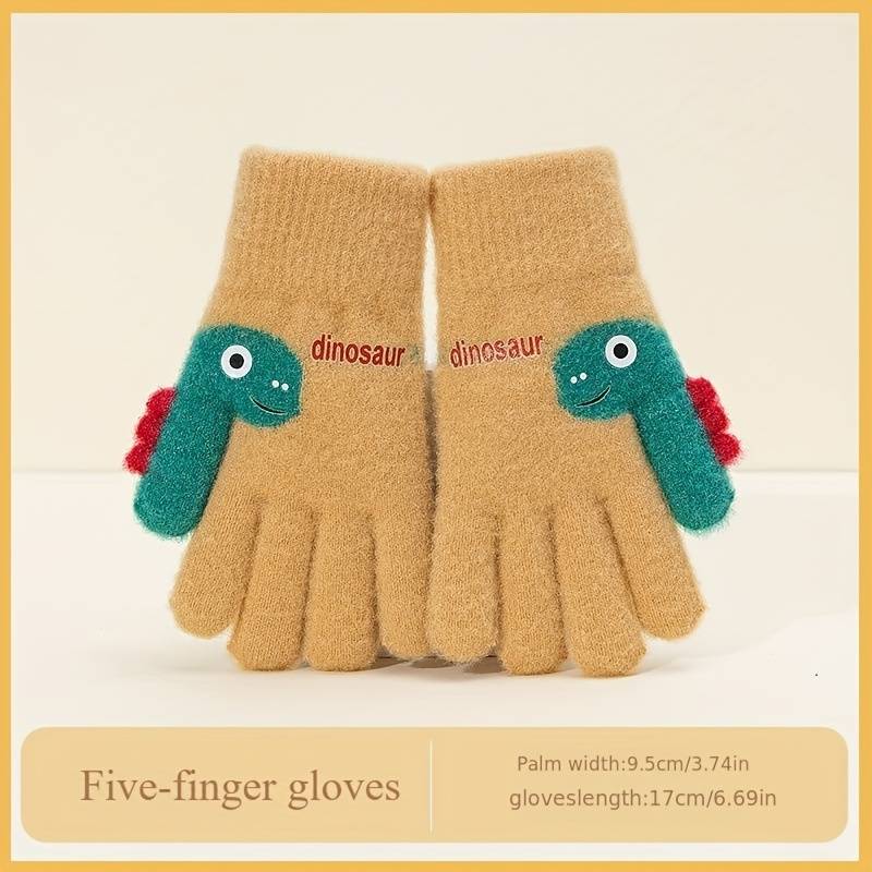1 Pair Navy Blue Warm Gloves