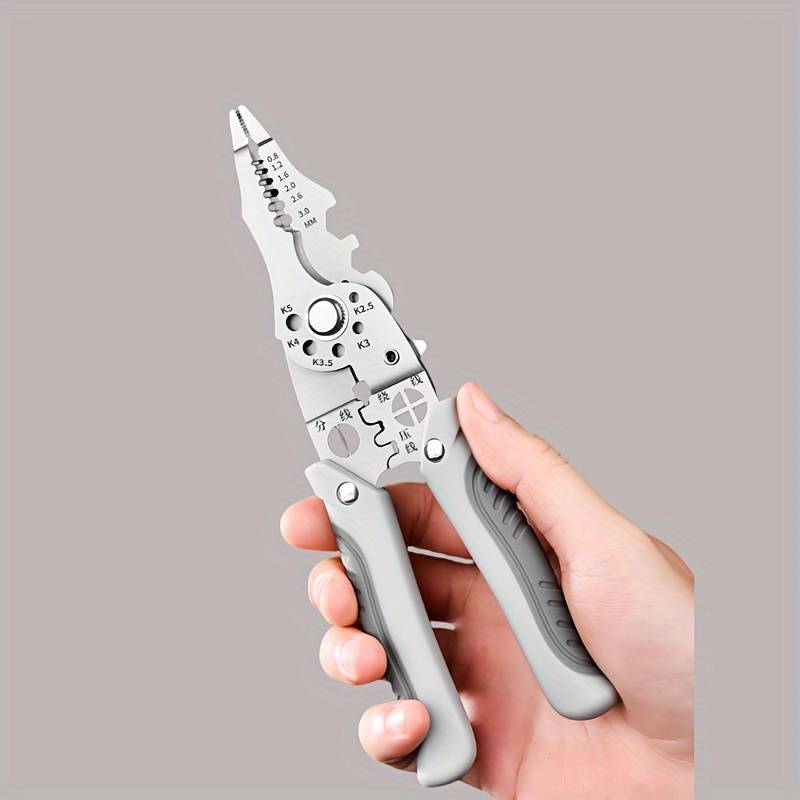 1Pc Stainless Steel Wire Cutter Stripper Repair Tools