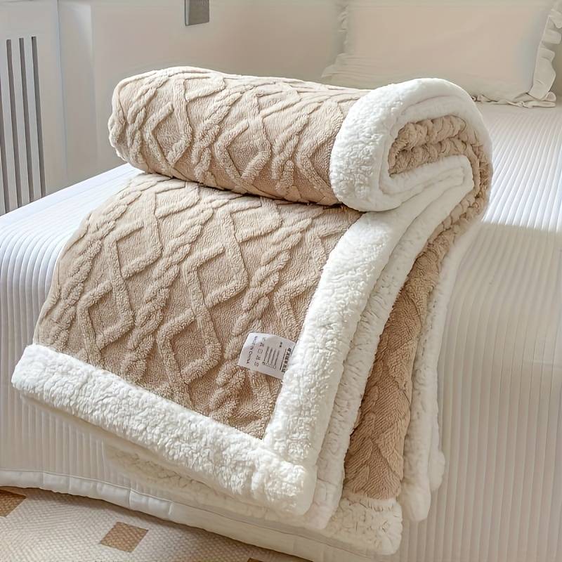 1ps Blanket Color Light Coffee size 150x200cm