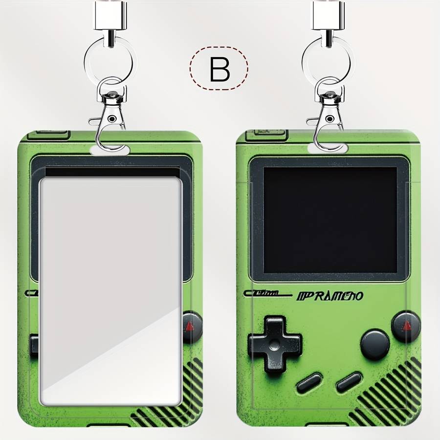 1pc One Pack Red and White Game Console Pattern Series Doctor Nurse Card Holder Bus Card Holder Cam
