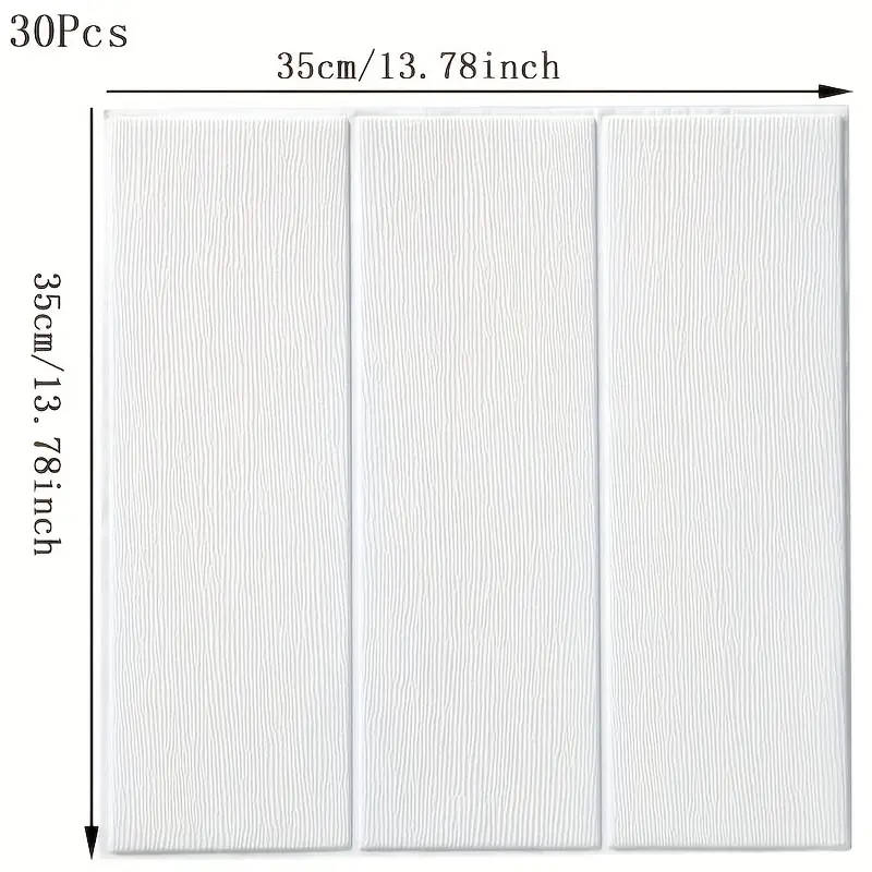 30 Washable And Reusable Self-Adhesive Wood Grain Wall Stickers