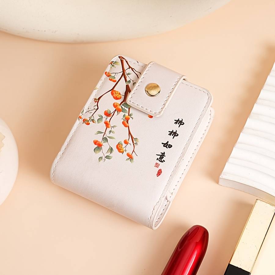 Portable Mini Lipstick Case White Color Lightweight Positioning Printing No Edge Paint Sma
