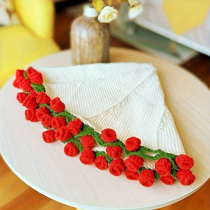 1ps Blanket Size Rose Bouquet Blanket  110Cm  52 Roses