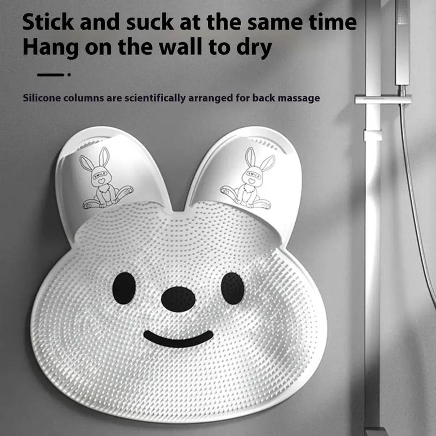 Rabbit Shape Silicone Shower Mat
