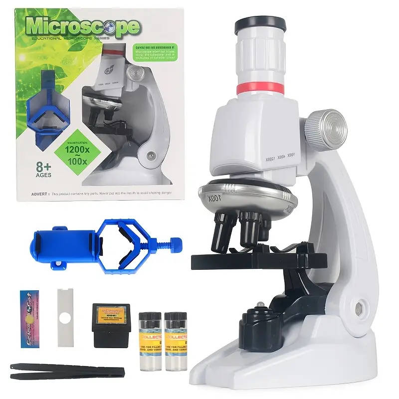 100-1200x Magnification Educational Microscope