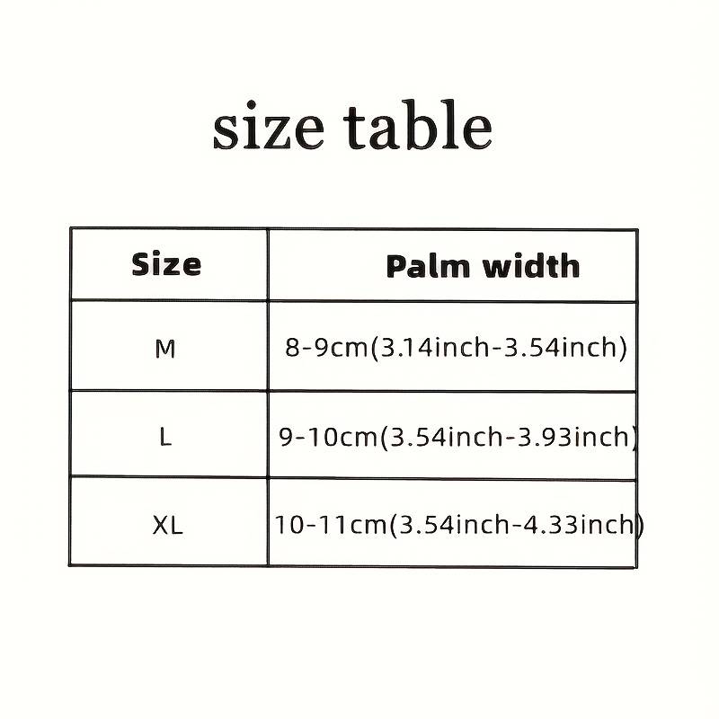 1 Pair Black Size M Outdoor Sports Gloves