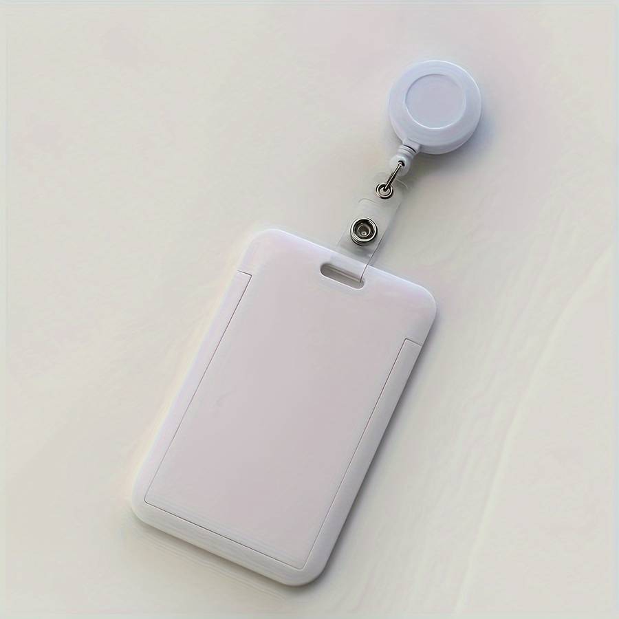 1pc Work ID Card Case Card Protection Cover Simple Card Case For Nurse And Doctor