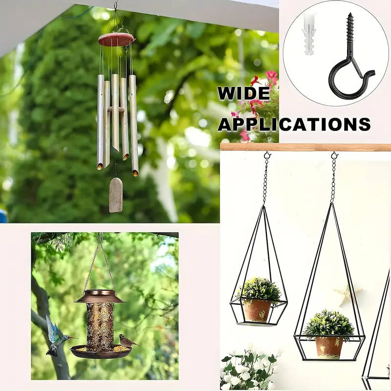 20pc Q-shaped hooks with safety buckle