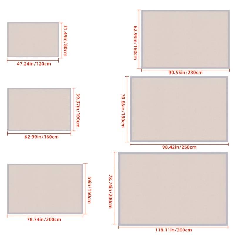 1Pc 19.69x31.49inch 50x80cm Floor Mat