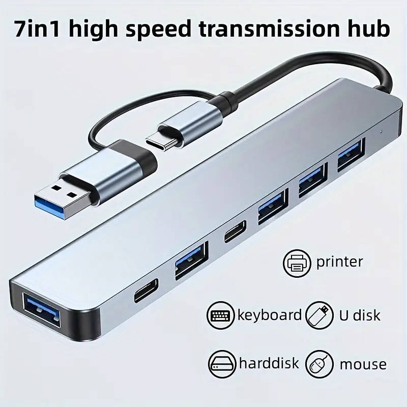 7-in-1 Hi-Speed USB 3.0 Data Transfer Adapter