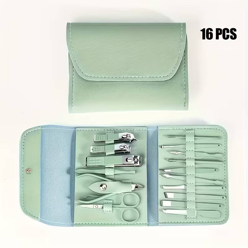 16Pcs Professional Nail Care Set