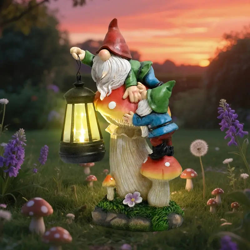 1 x Solar Garden Goblin Lantern