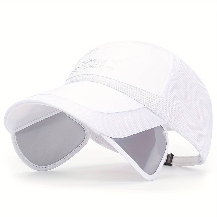Outdoor Casual Baseball Cap with Adjustable Brim Women'S Knit Fabric Lightweight All-Se