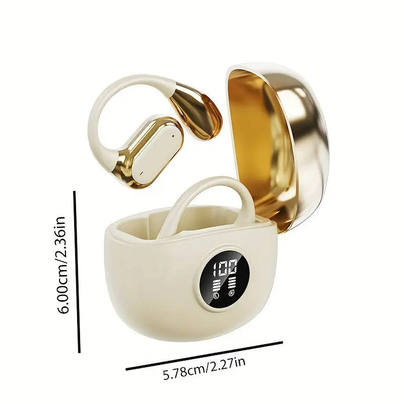 On-Ear Wireless Headphones Comfortable Deep Bass HIFI Sound with Touch Control Rechargeable