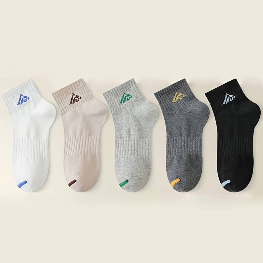 5 Pairs Mixed Color One Size High Elastic Socks