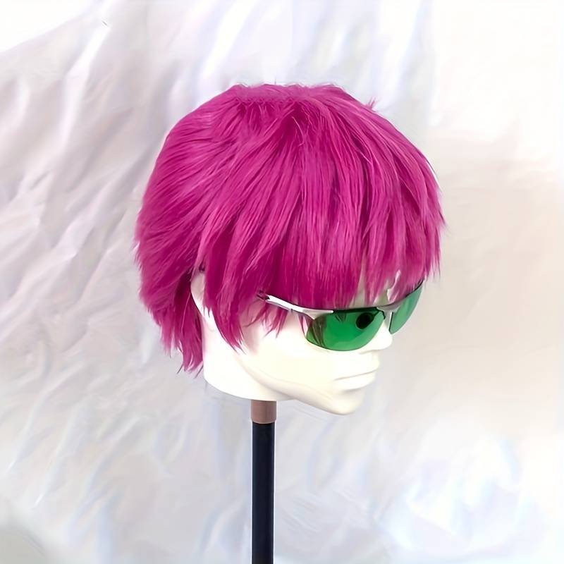 1Pc Rose Red Fashion Design Wig