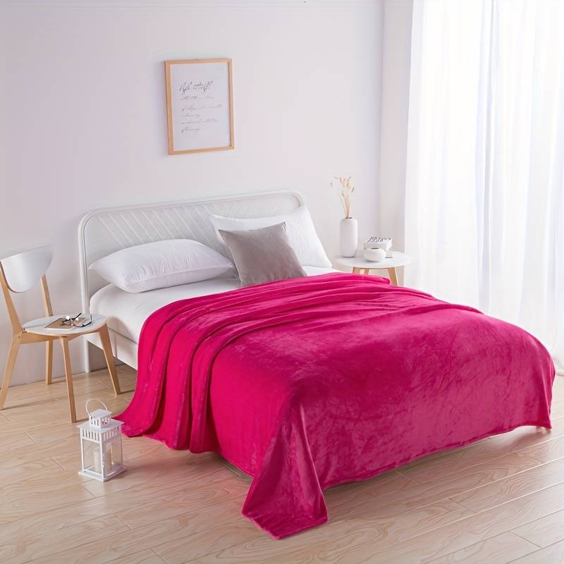 1ps Blanket Color Dark Brown size 200x230