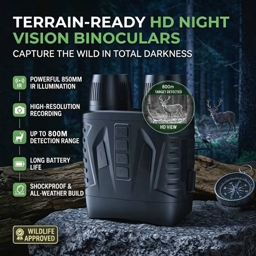 ENNDVOR FHD 40MP Night Vision Binoculars