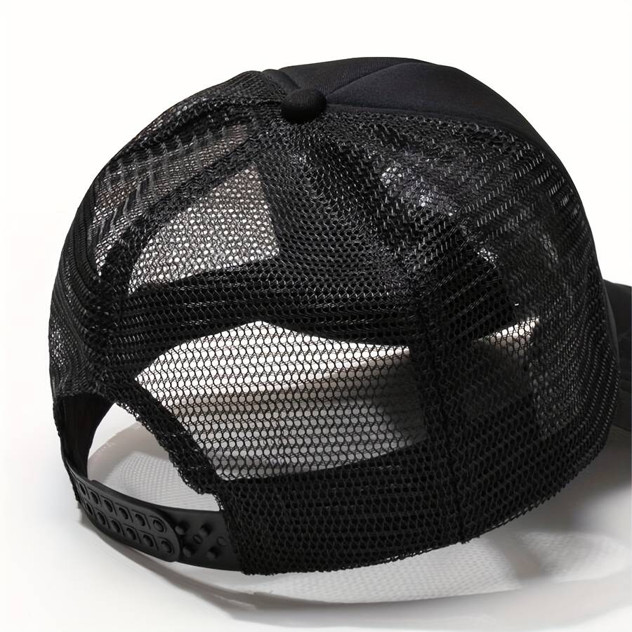 1pc Gas Monkey Garage Printed Half Mesh Baseball Cap Lightweight Sun Hat for Men Women Ret