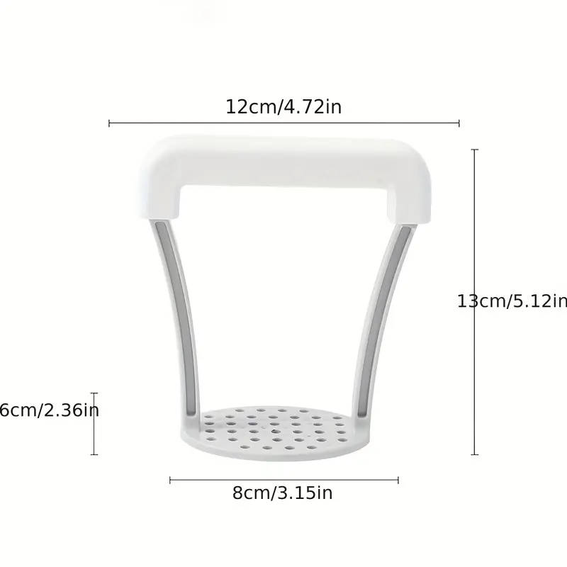 1pc Manual Potato Masher with Non-Slip Handle Plastic Vegetable Masher for Kitchen Gadgets and Tools
