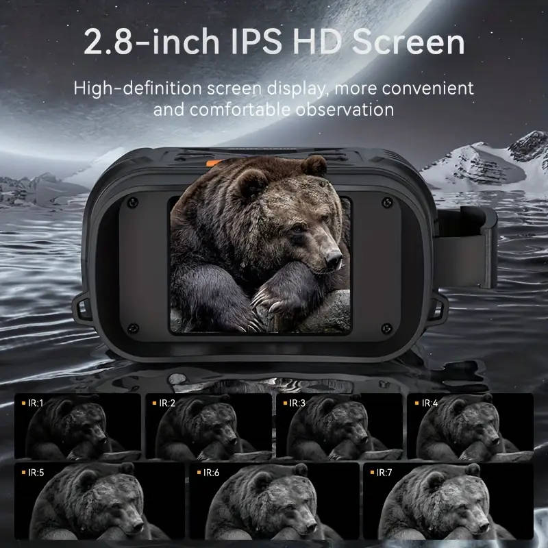 Inskam Infrared Night Vision Scope 10x Magnification, 800m Range, HD 1080P Digital Monocular