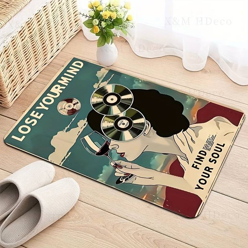 1Pc Blue 31.49x47.24inch 80x120cm Floor Mat