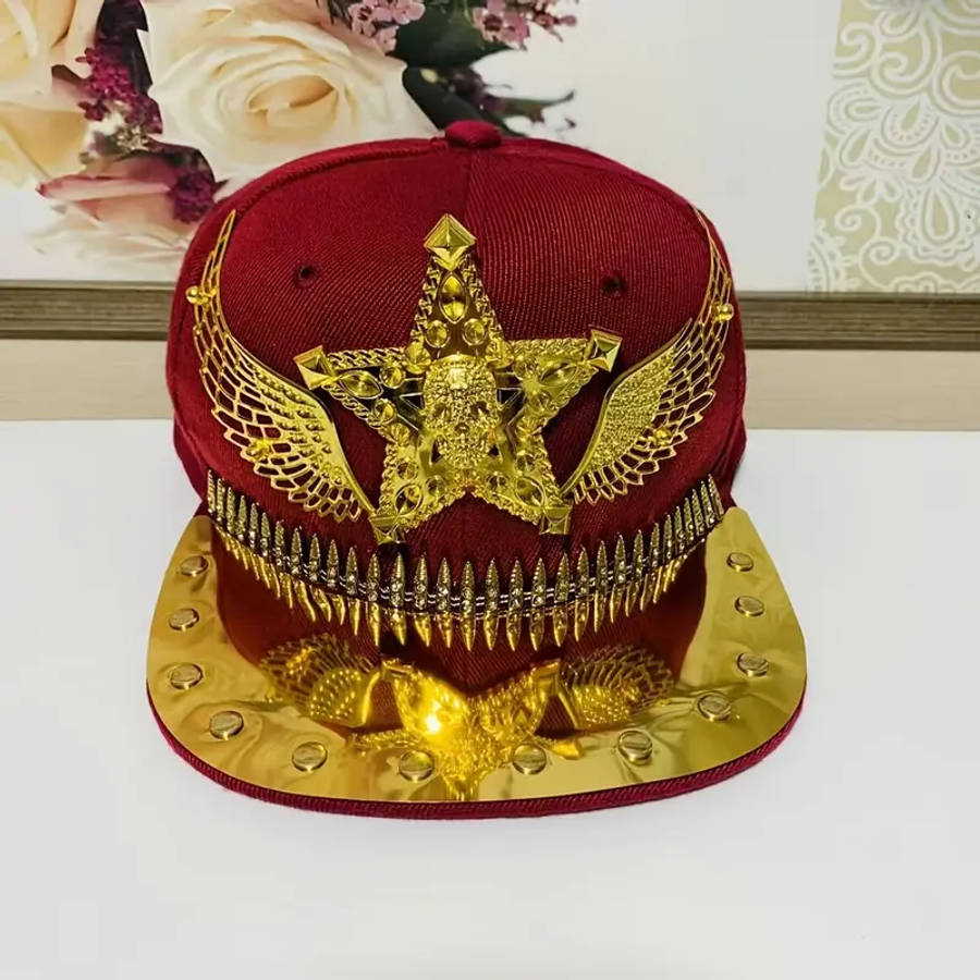 Hip-Hop Punk Rivet Baseball Cap