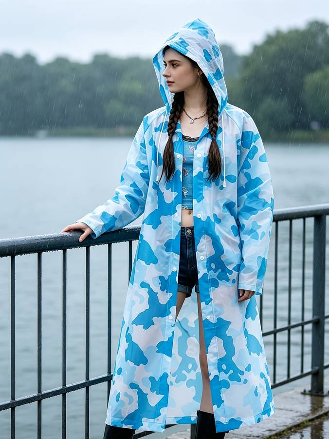 Raincoat Mixed Colors Size Asian Onesize