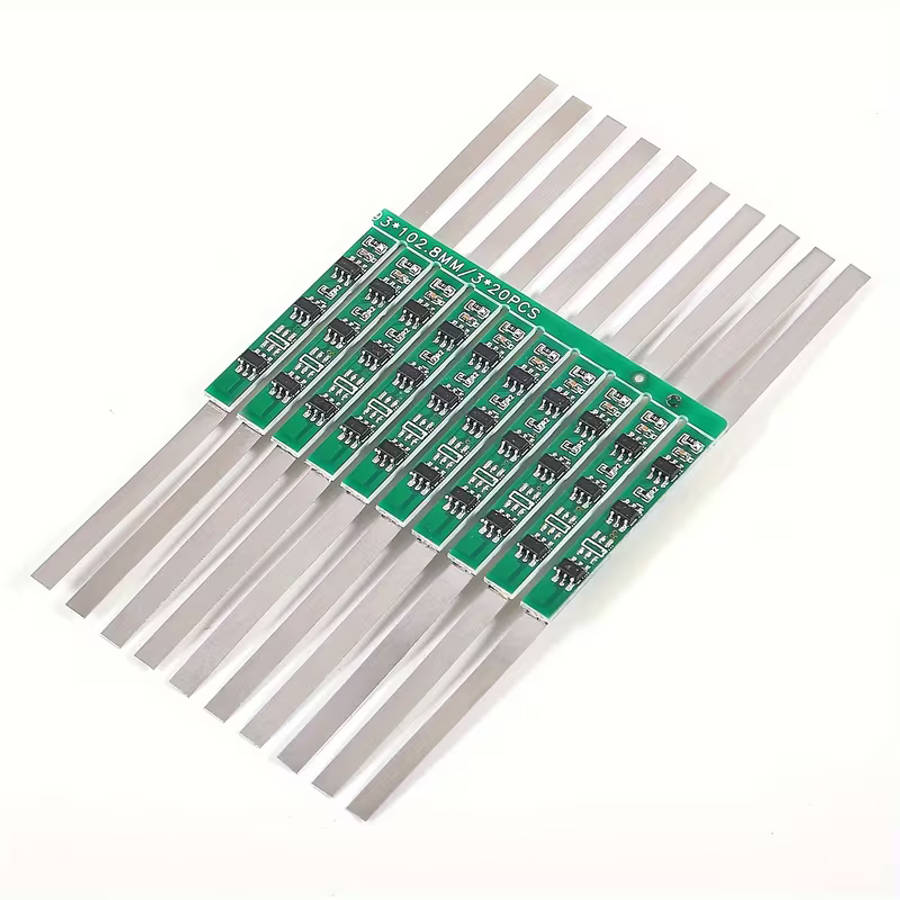 10 20pcs 1s 3 7v 3a 5 6a lithium   bms pcm battery protection board pcm with strap suitable for 18650 lithium ion batteries Product details 6